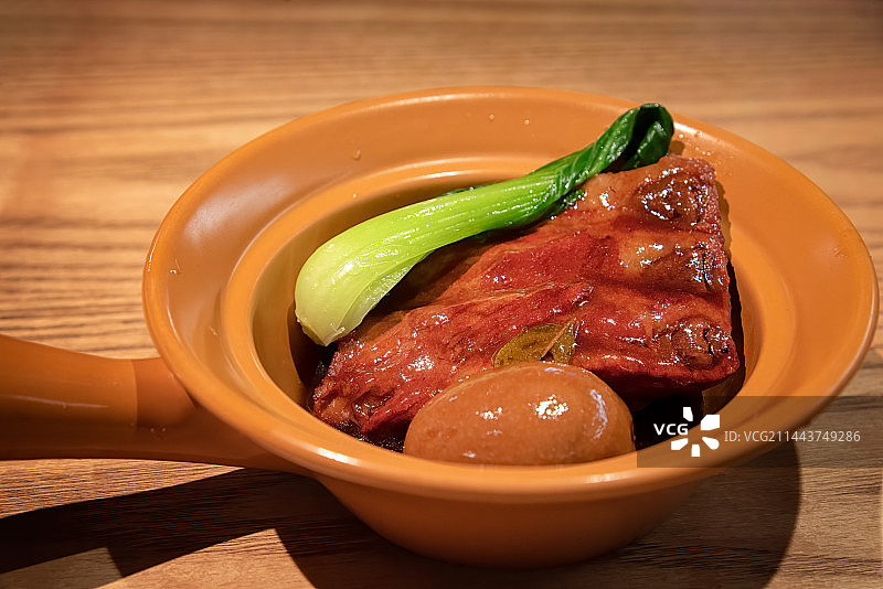 江苏省无锡市传统小吃酱排骨图片素材