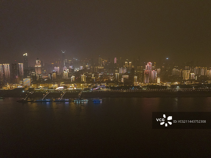 武汉汉口夜景图片素材