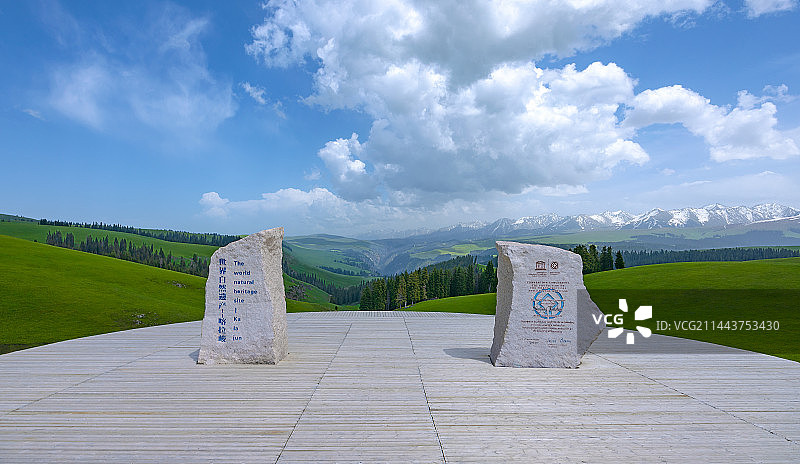 新疆世界自然遗产-喀拉峻大草原图片素材