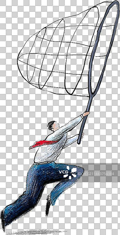 捕获，网，财富，职业图片素材