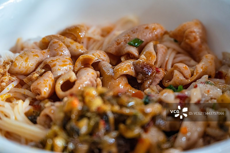 东乡肥肠粉拌粉图片素材