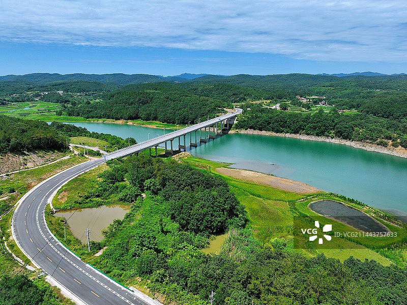 香山大桥（漳河环库公路）图片素材