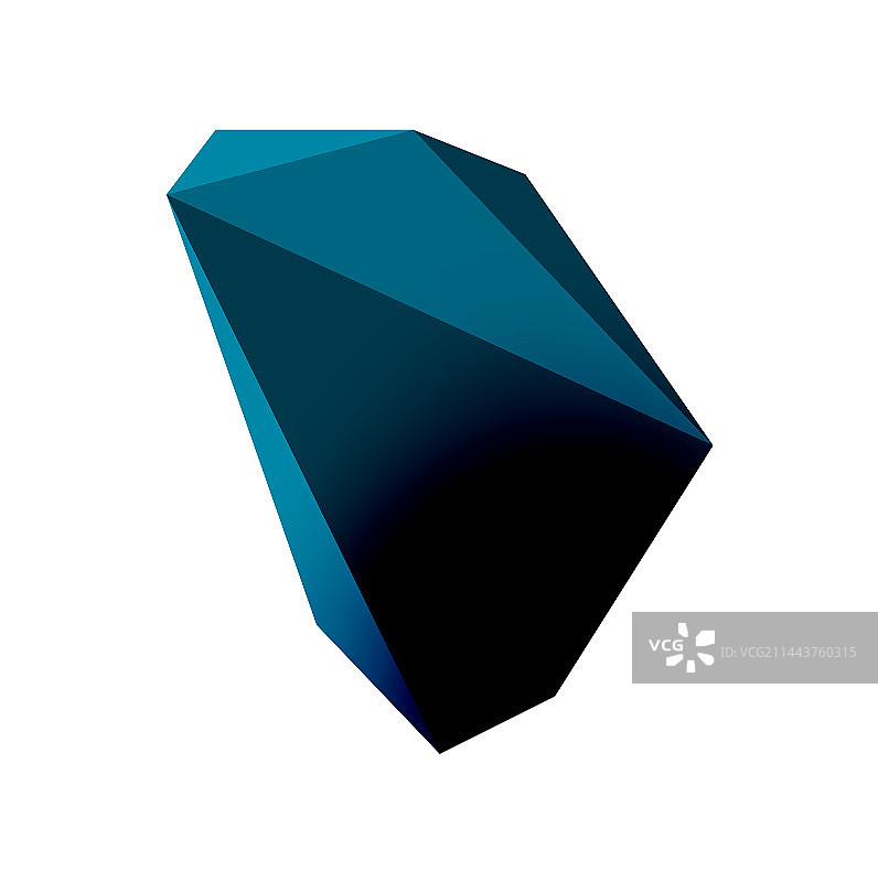 抽象低聚石设计几何三维图片素材