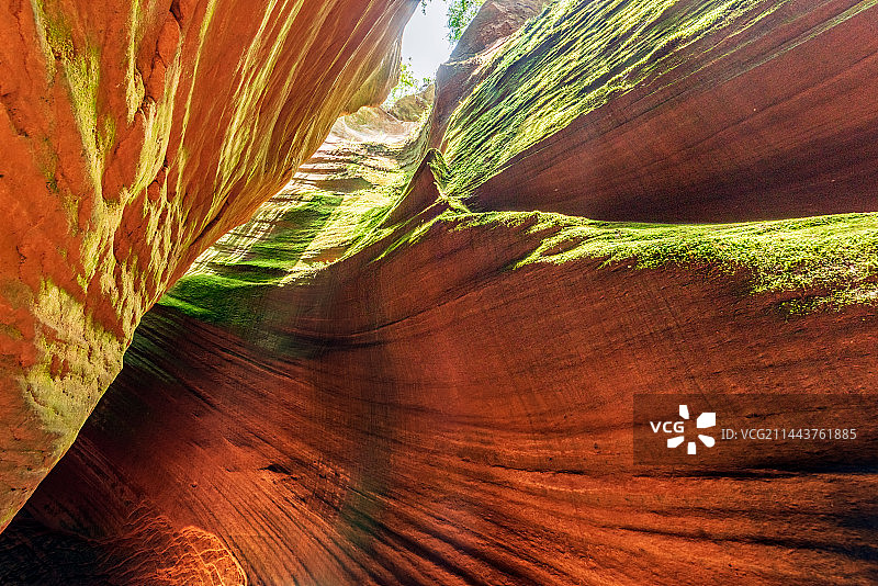 延安甘泉大峡谷图片素材