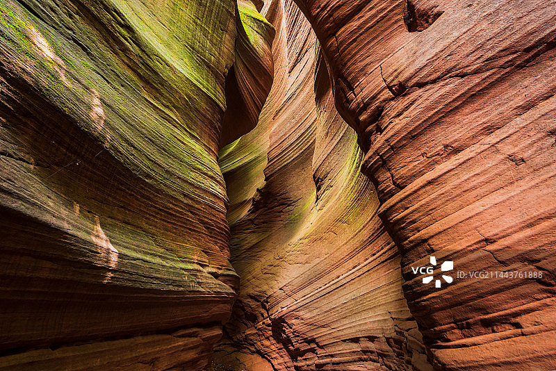 延安甘泉大峡谷图片素材