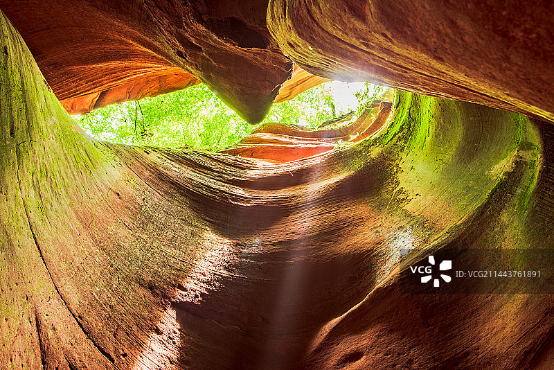 延安甘泉大峡谷图片素材