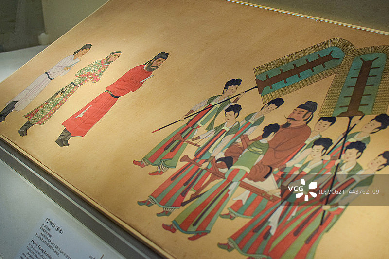 中国国家博物馆名画步辇图图片素材