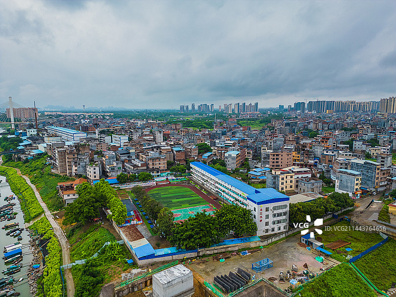 广西贵港的港北区城市及建筑图片素材