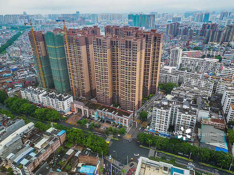 广西贵港的港北区城市及建筑图片素材