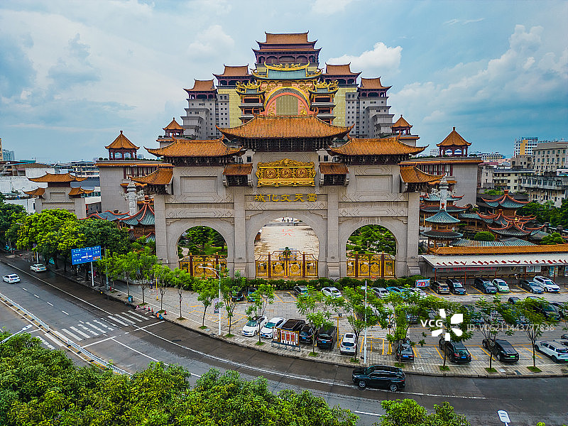 玉林云天宫航拍图片素材