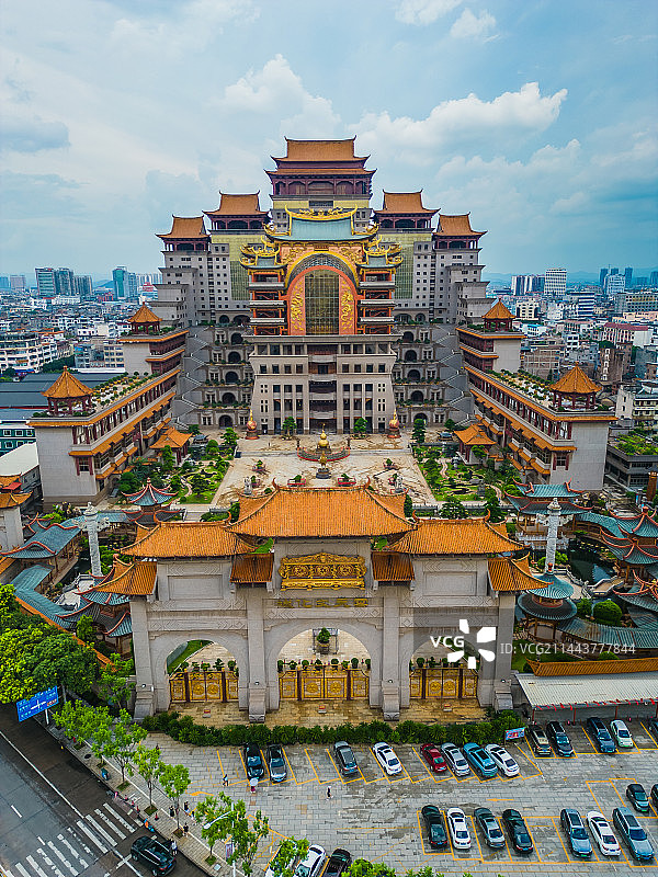 玉林云天宫航拍图片素材