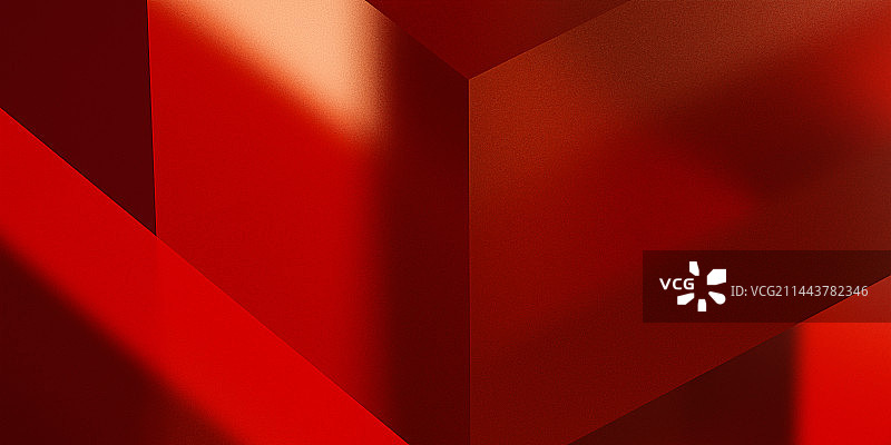 红色抽象几何图形背景图片素材