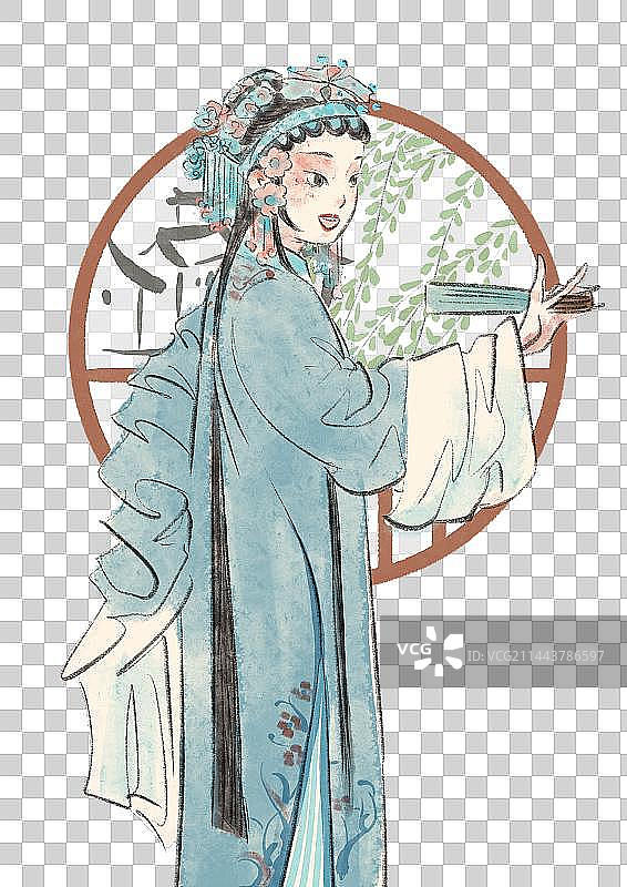 苏州插画元素图片素材