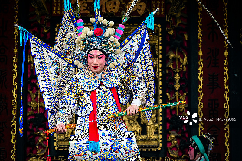 斩经堂戏曲人物刀马旦图片素材