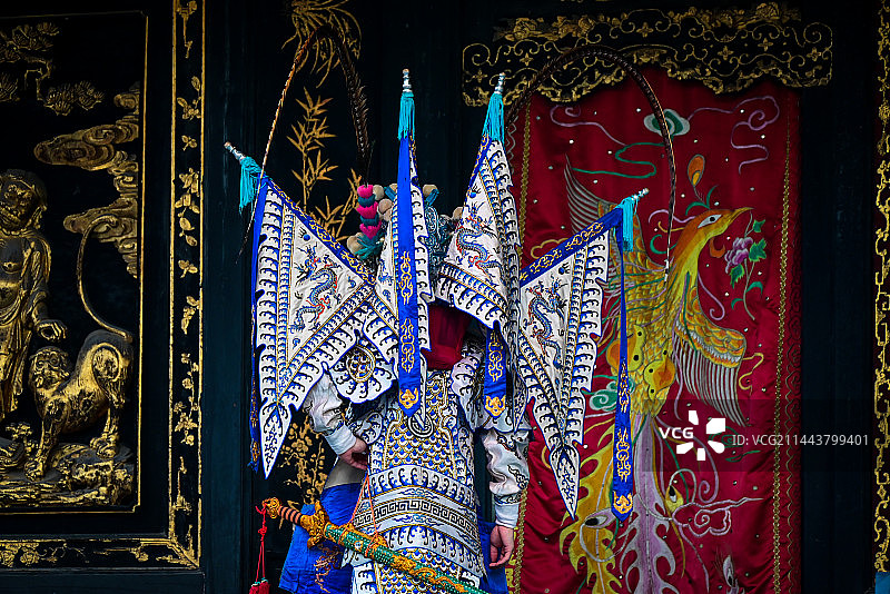 斩经堂戏曲人物刀马旦图片素材