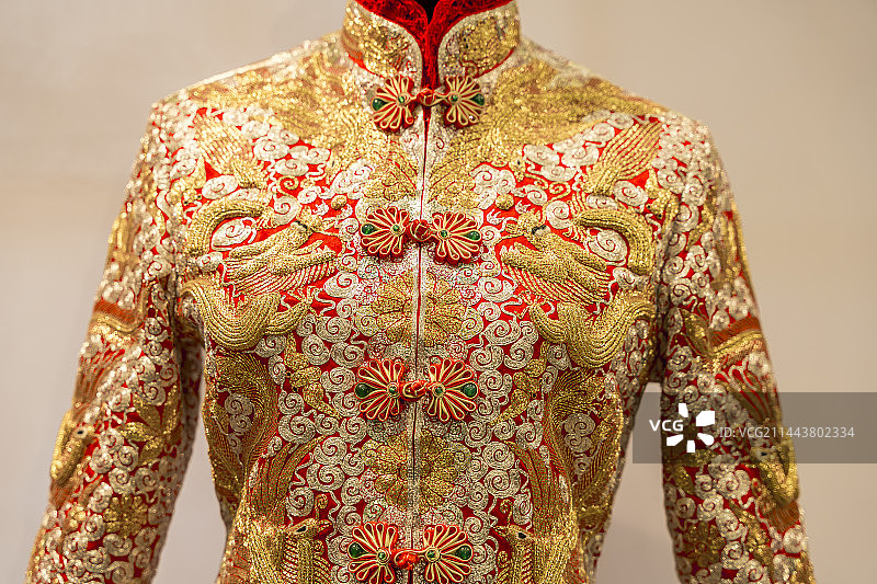 传统服装，秀禾服图片素材