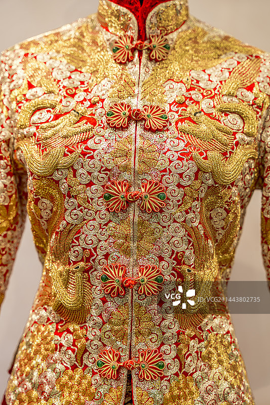 传统服装，秀禾服图片素材