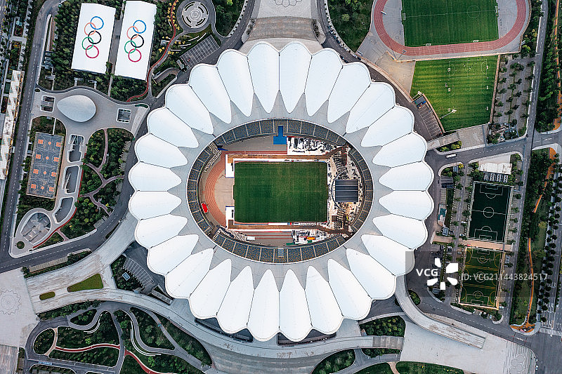 西安奥体中心图片素材