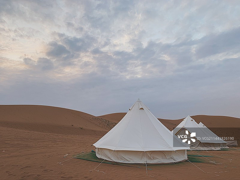 阿拉善腾格里沙漠壹号营地图片素材