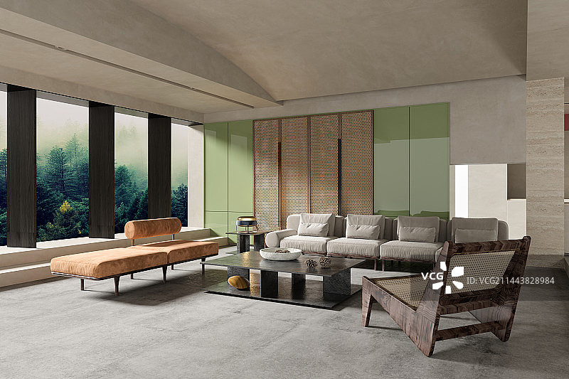客气，起居室，室内设计，现代风格，侘寂风格图片素材