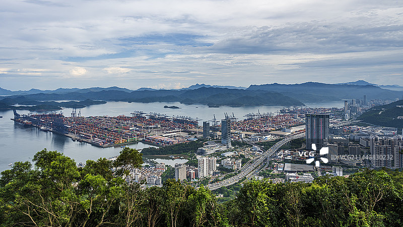 深圳盐田港图片素材