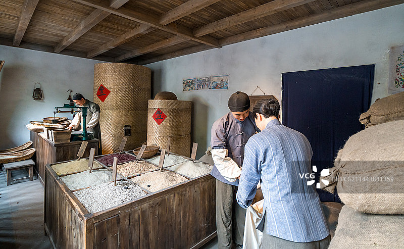 古代米铺图片素材