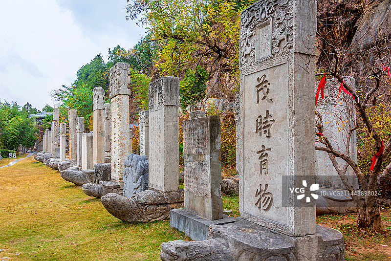 中国江苏徐州龟山汉墓点石园石刻艺术馆图片素材