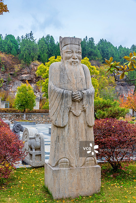 中国江苏徐州龟山汉墓点石园石刻艺术馆图片素材