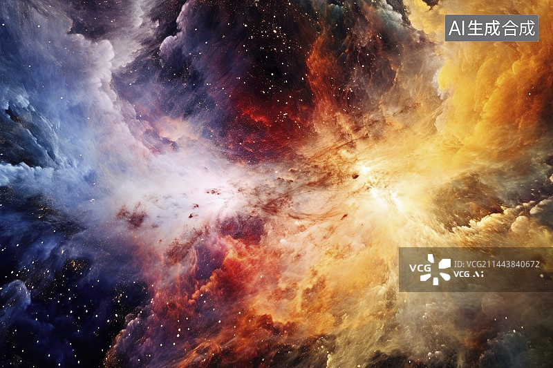 【AI数字艺术】宇宙空间图片素材