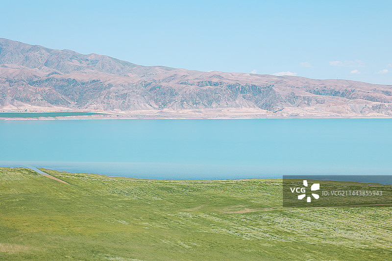 新疆特克斯河图片素材