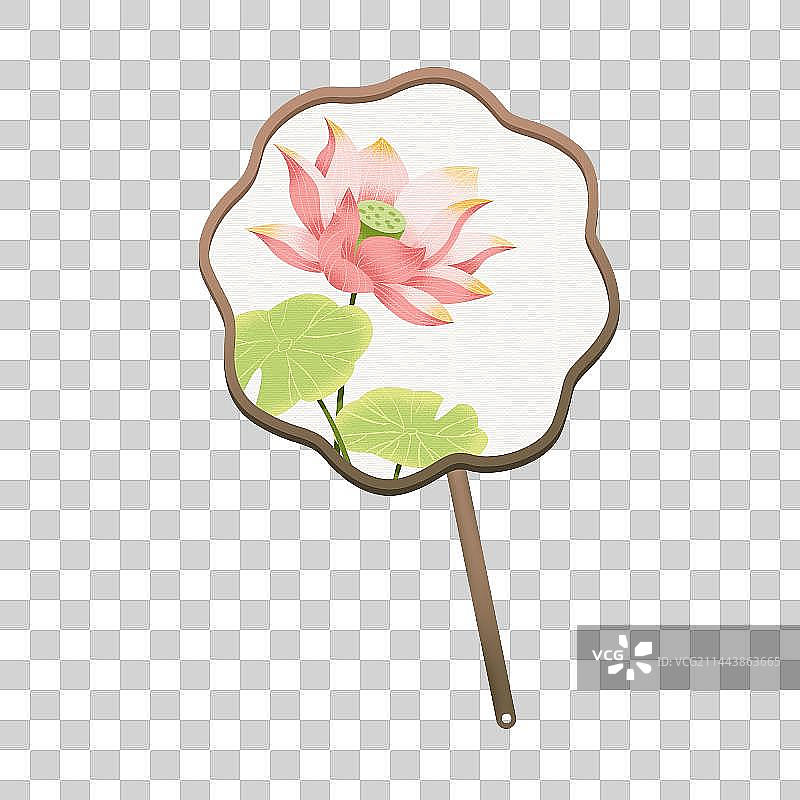 夏季古风扇子素材图片素材