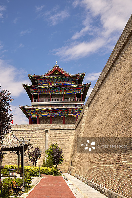 宁夏吴忠市盐池县盐池古城文物图片素材