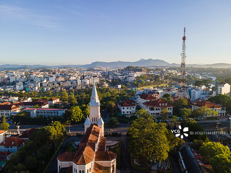 越南大叻天主教堂图片素材