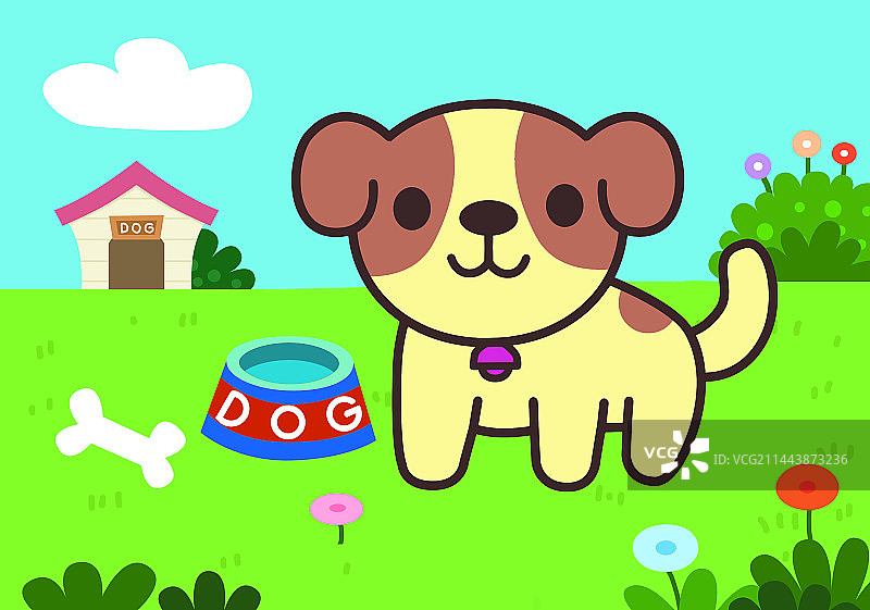小狗公园图片素材
