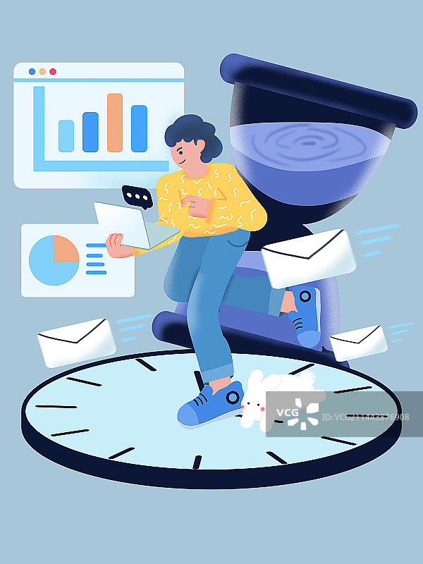 工作进行时图片素材