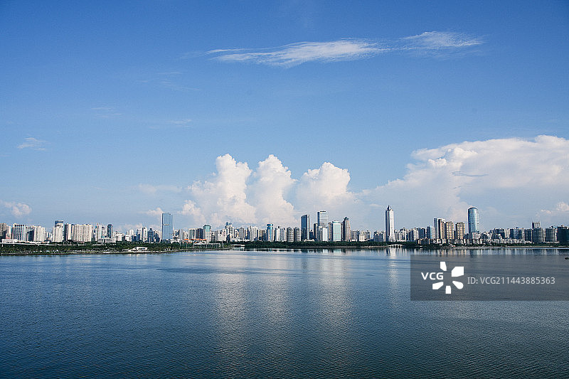 海口城市天际线风光图片素材