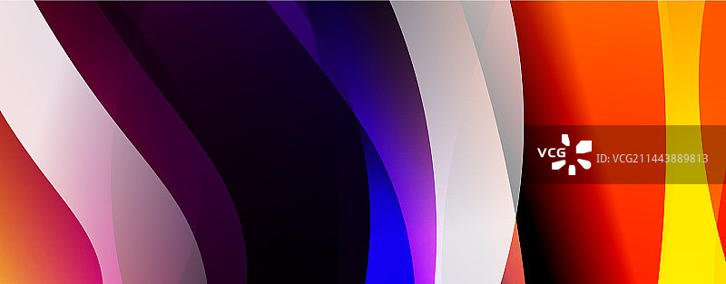 潮流简洁的渐变抽象的流体色彩图片素材