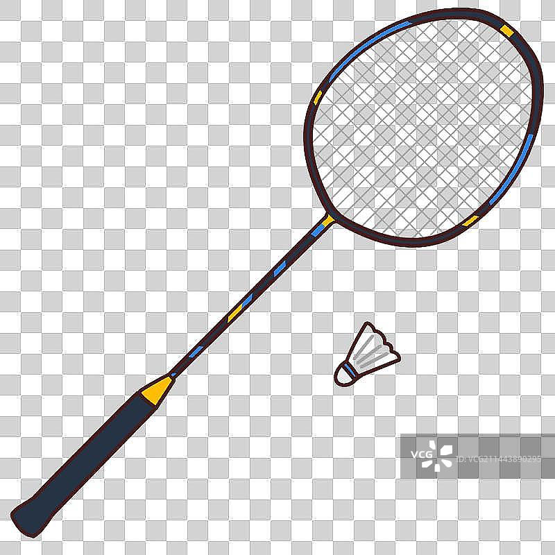 羽毛球元素图片素材