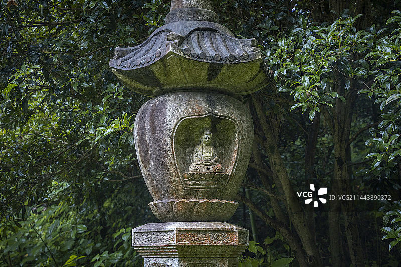 浙江杭州永福禅寺 灵隐寺图片素材