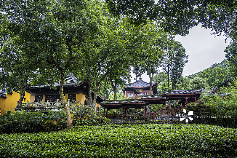 浙江杭州永福禅寺 灵隐寺图片素材