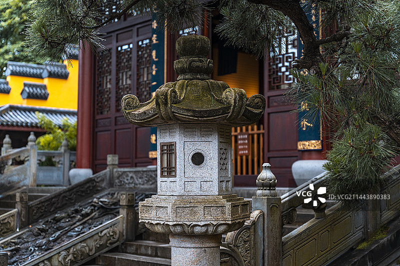浙江杭州永福禅寺 灵隐寺图片素材