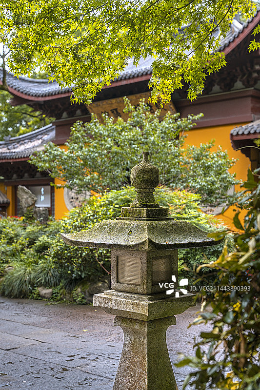 浙江杭州永福禅寺 灵隐寺图片素材