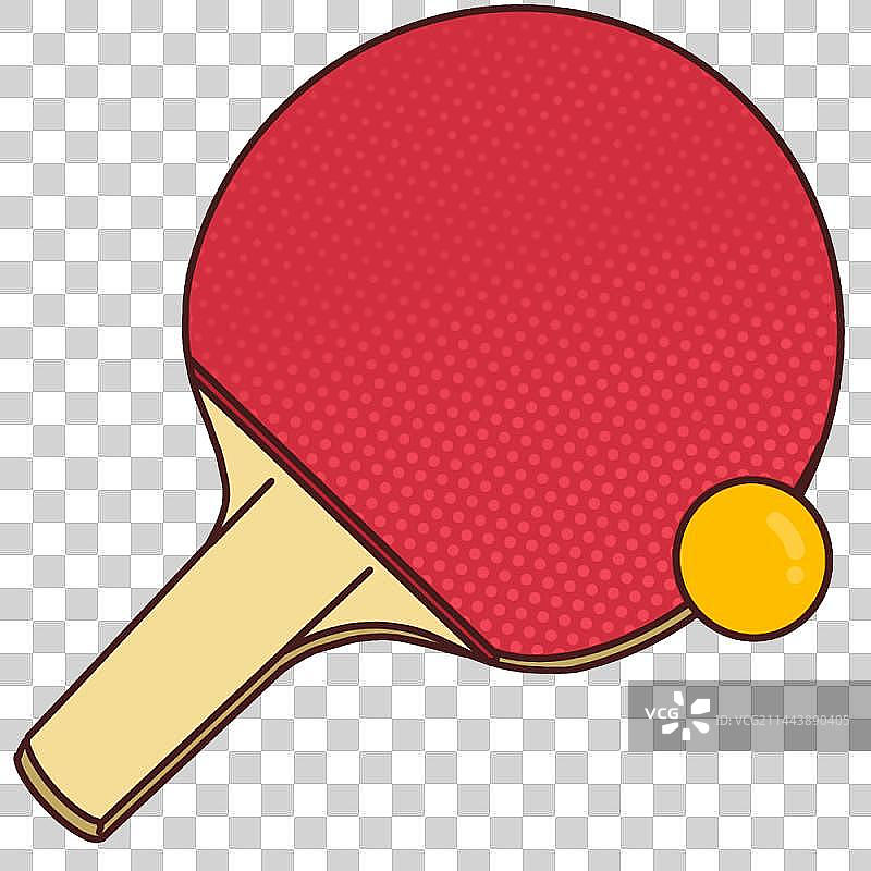 乒乓球拍元素图片素材
