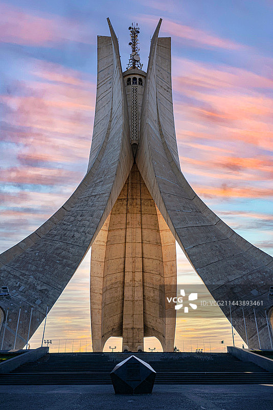 阿尔及利亚国家电视塔图片素材