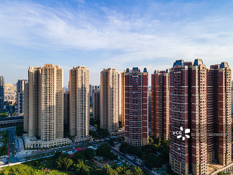 现代城市商业住宅楼盘图片素材