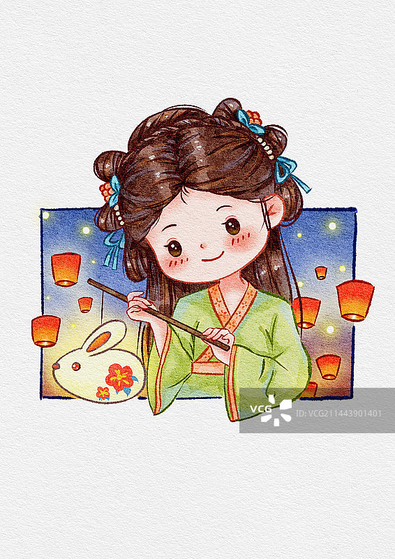 古风小女娘图片素材