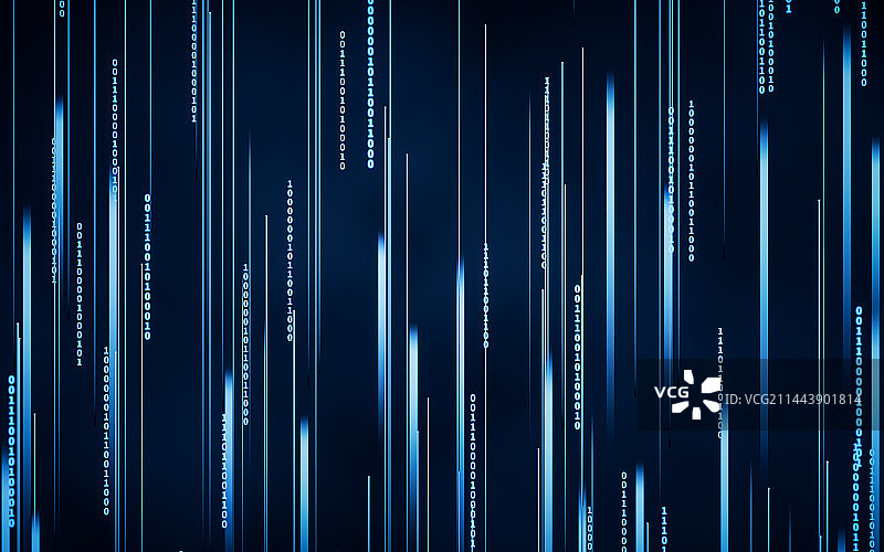 科技感数字背景3D渲染图片素材