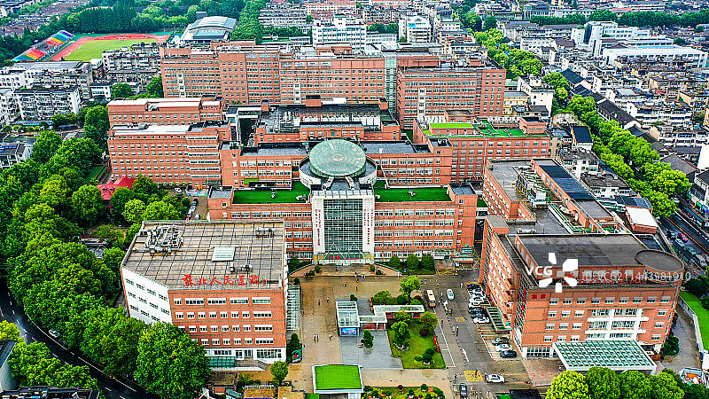 航拍扬州苏北医院图片素材