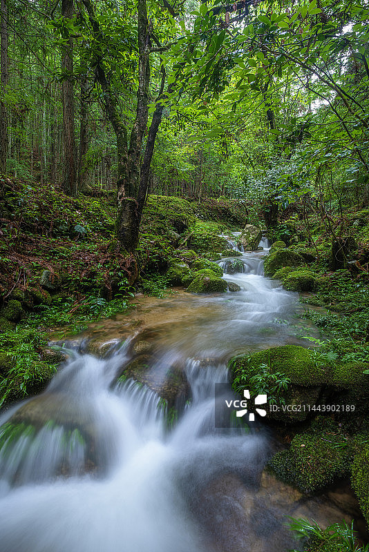 航拍湖南株洲炎陵神农谷景区景观图片素材