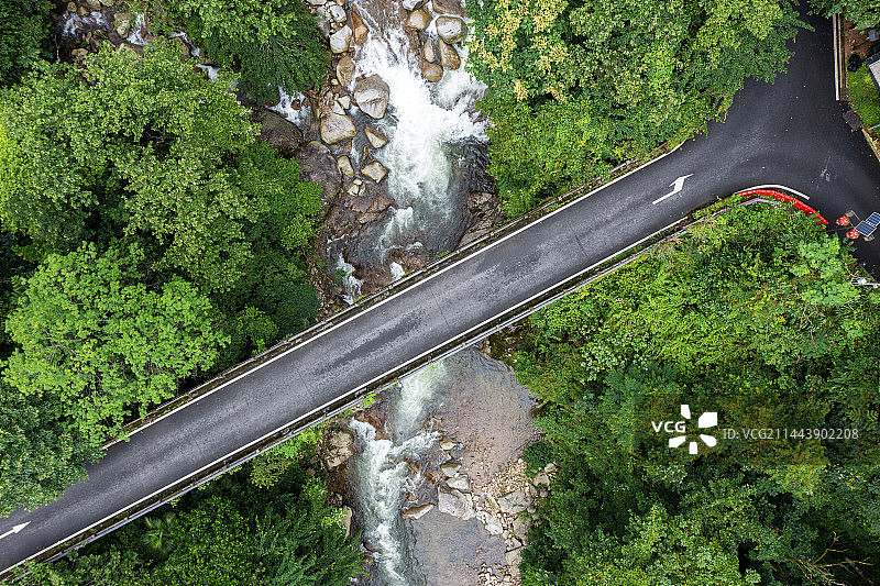 航拍湖南株洲炎陵神农谷景区景观图片素材